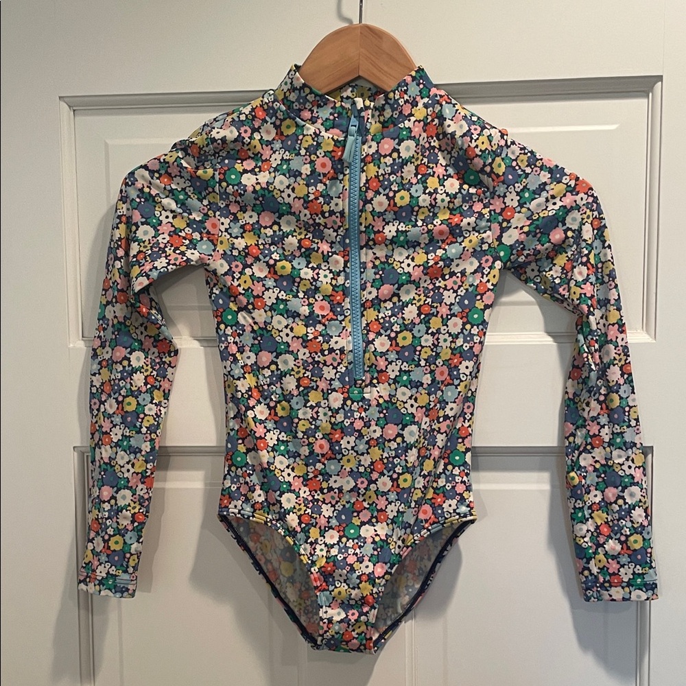 Boden Multicolor Floral Swimsuit